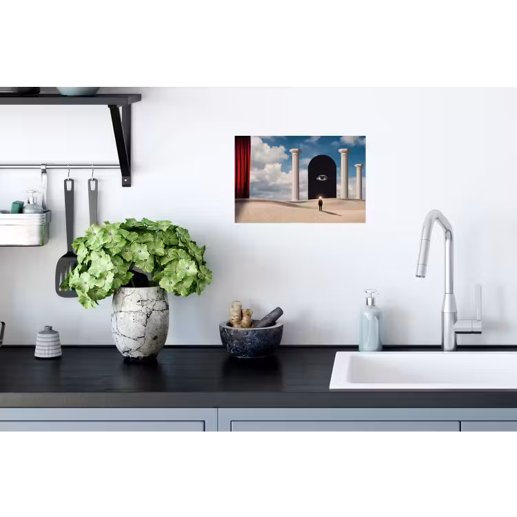 Wall Sticker - Dream - Desert - Eye - Droom - Woestijn - Oog Muursticker klein
