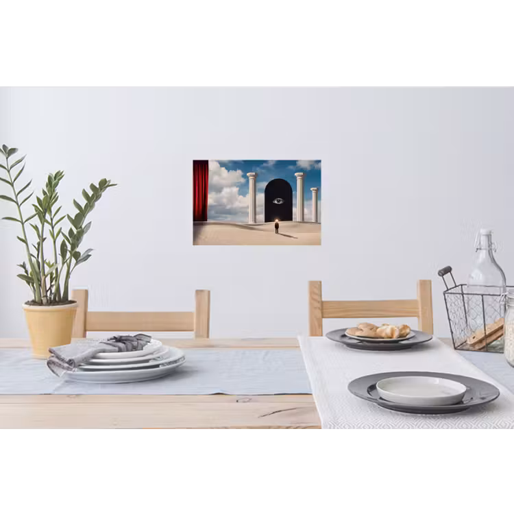 Wall Sticker - Dream - Desert - Eye - Droom - Woestijn - Oog Muursticker klein