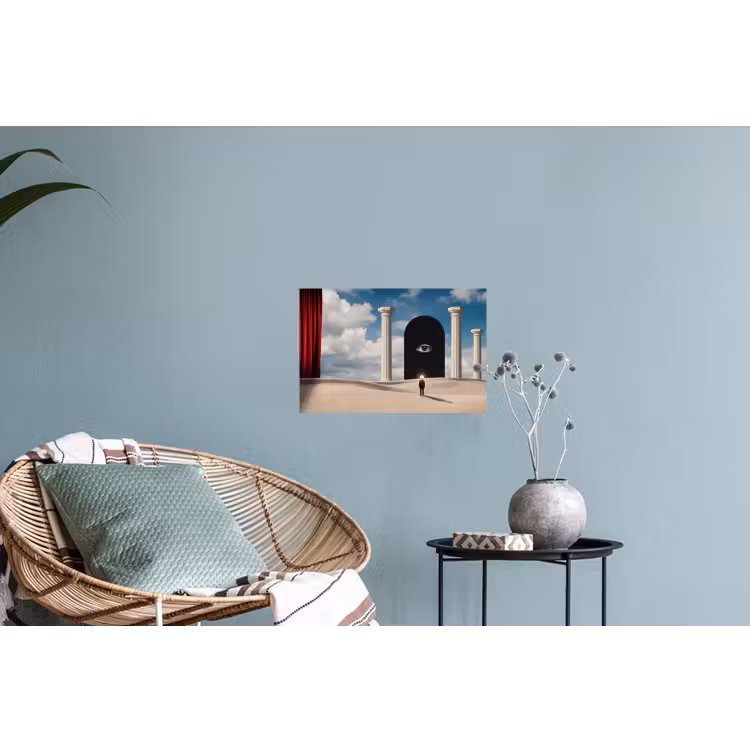 Wall Sticker - Dream - Desert - Eye - Droom - Woestijn - Oog Muursticker klein