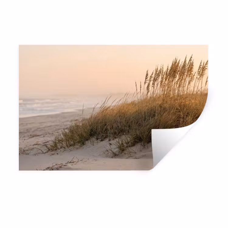 Duinlandschap - Zonsondergang - Strand Muursticker klein -3d