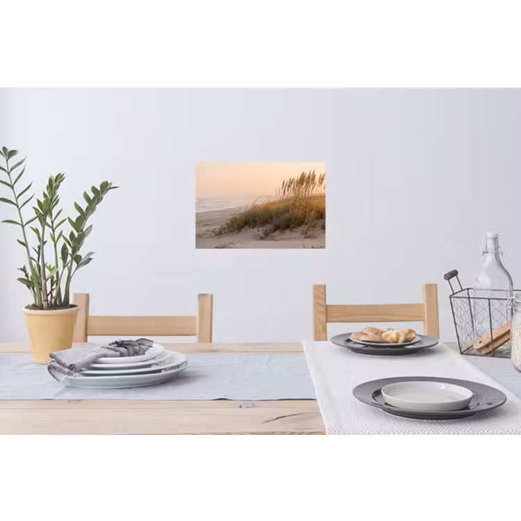 Duinlandschap - Zonsondergang - Strand Muursticker klein -eettafel