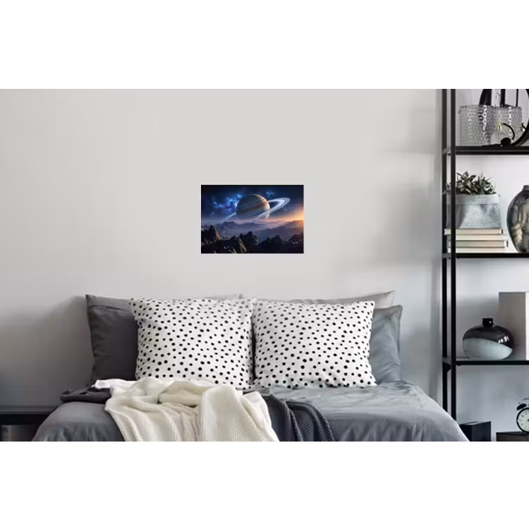 Fantasy - Kosmos - Landschap Muursticker klein -slaapkamer