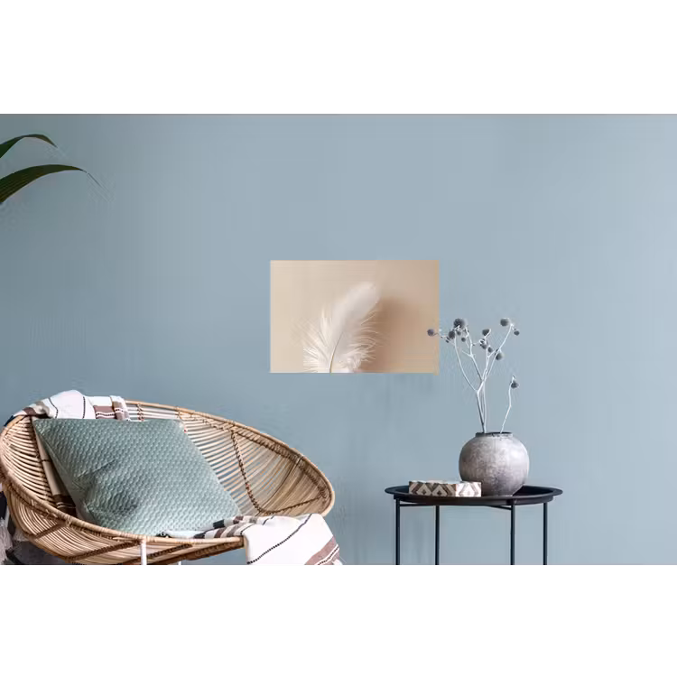 Veer - Minimalistisch - Roze Muursticker klein -plant