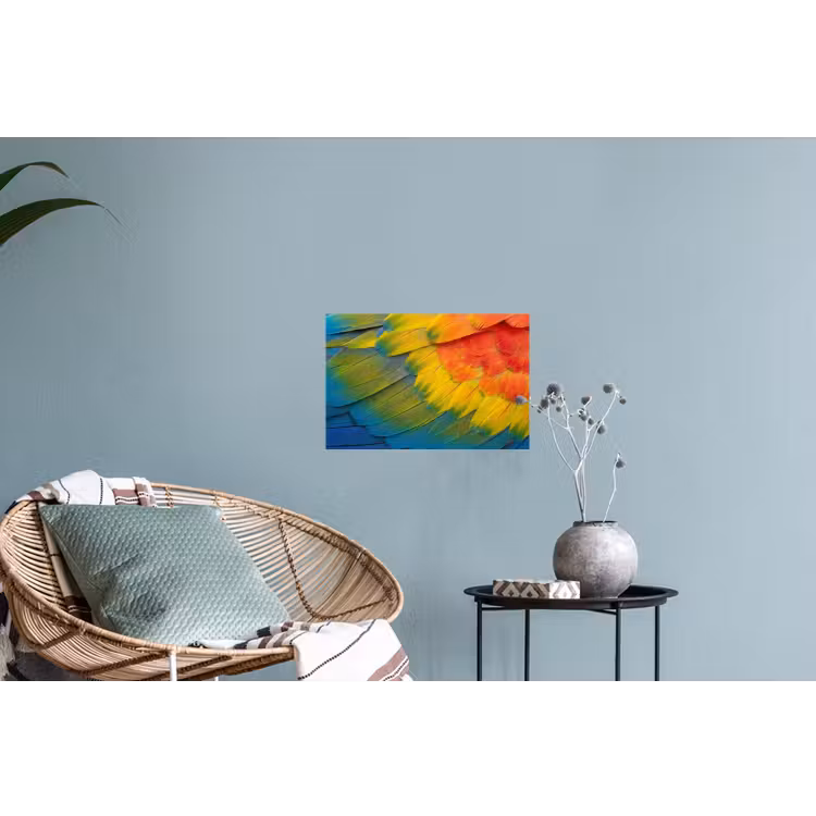 Veren - Ara - Kleurrijk Muursticker klein -plant