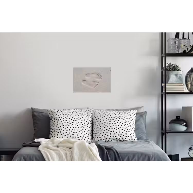 Voeten - Afdrukken - Zand Muursticker klein -slaapkamer