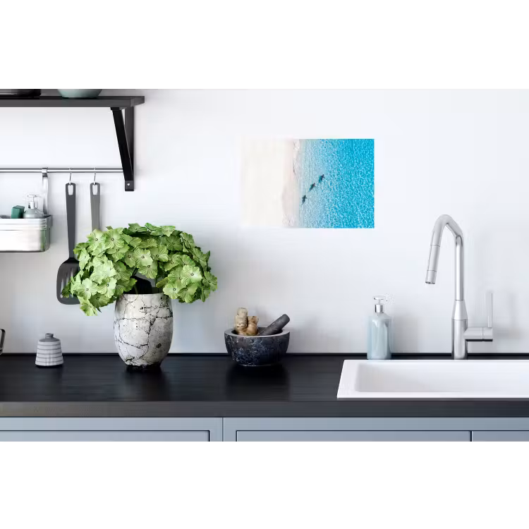 Vis - Oceaan - Strand - Turquoise - Natuur Muursticker klein -keuken
