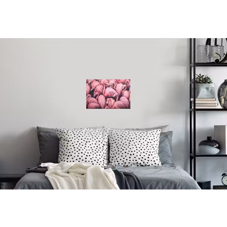 Flamingo - Roze - Dieren Muursticker klein -slaapkamer