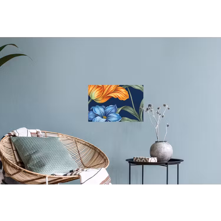 Wall Sticker - Flowers - Botanical - Pattern - Bloemen - Botanisch - Patroon Muursticker klein