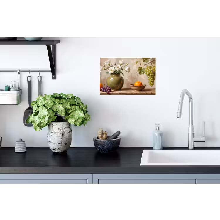 Wall Sticker - Flowers - Fruit - Still Life - Bloemen - Fruit - Stilleven Muursticker klein