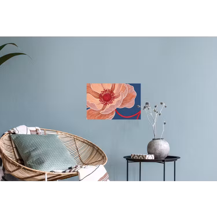 Wall Sticker - Flowers - Modern - Abstract - Bloemen - Modern - Abstract Muursticker klein