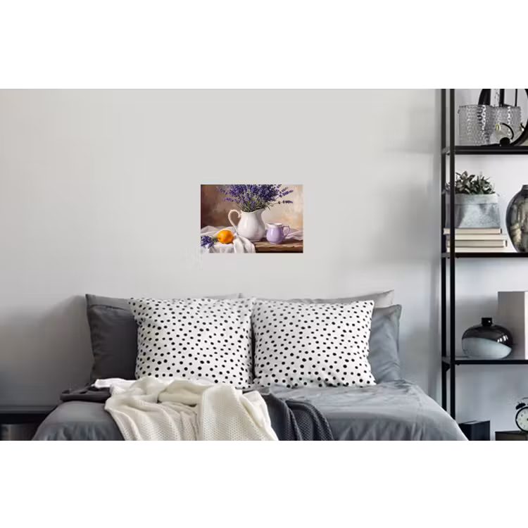 Wall Sticker - Flowers - Still Life - Purple - Bloemen - Stilleven - Paars Muursticker klein