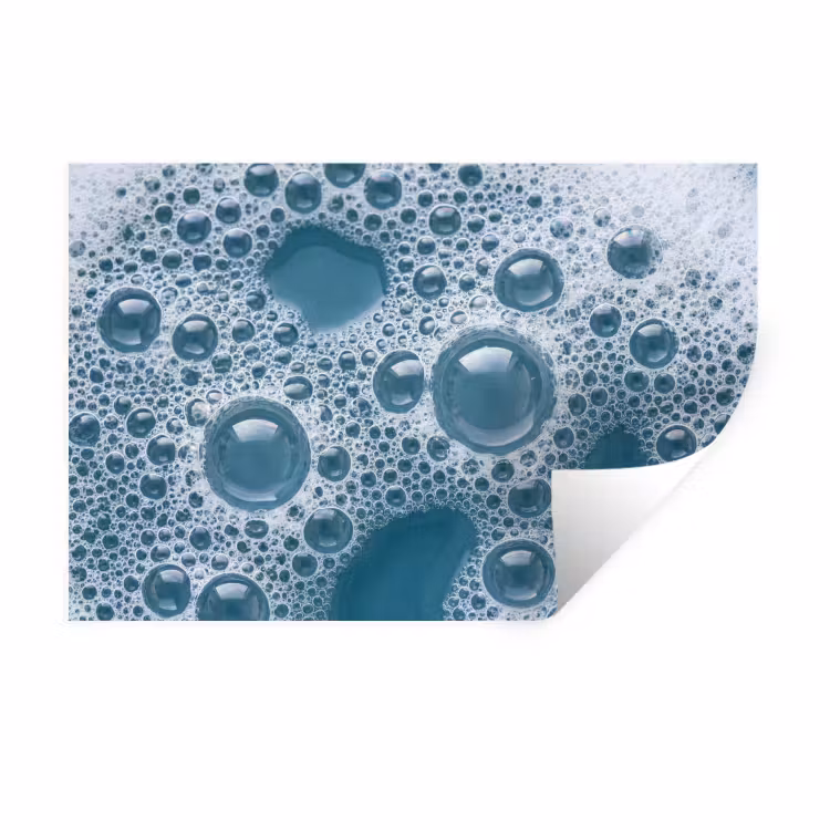Schuim - Water - Textuur Muursticker klein -3d