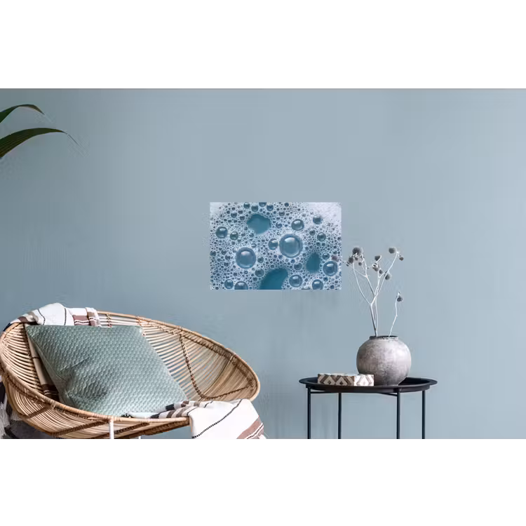 Schuim - Water - Textuur Muursticker klein -plant