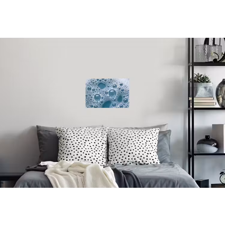 Schuim - Water - Textuur Muursticker klein -slaapkamer