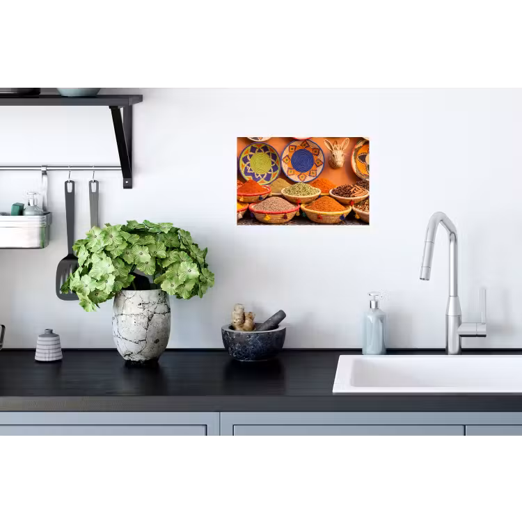 Wall Sticker - Food - Colorful - Culture - Eten - Kleurrijk - Cultuur Muursticker klein