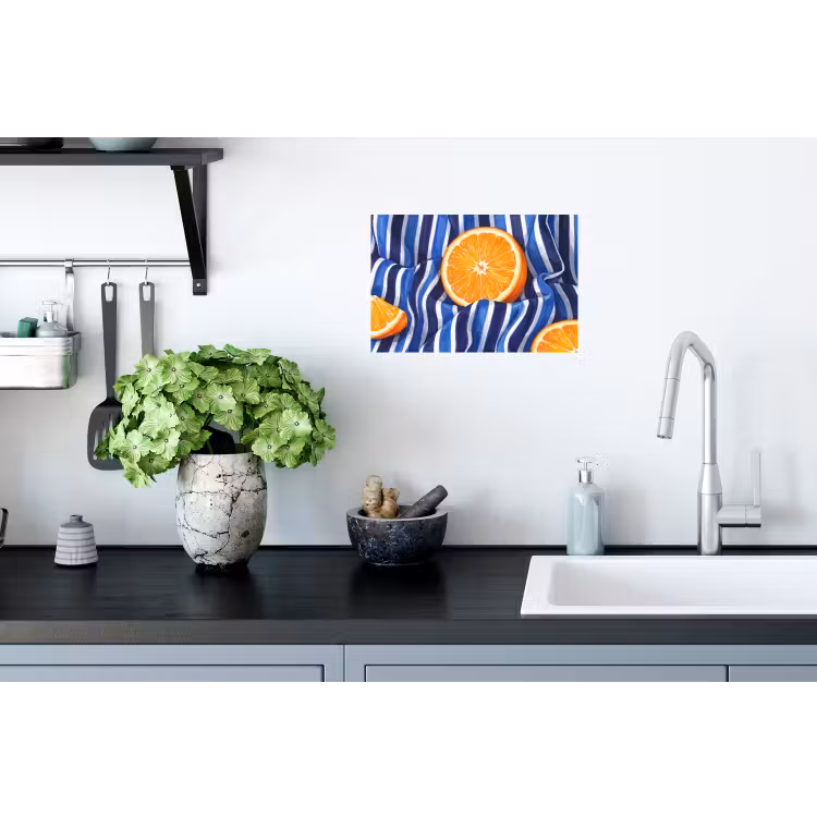 Wall Sticker - Food - Fruit - Orange - Eten - Fruit - Oranje Muursticker klein