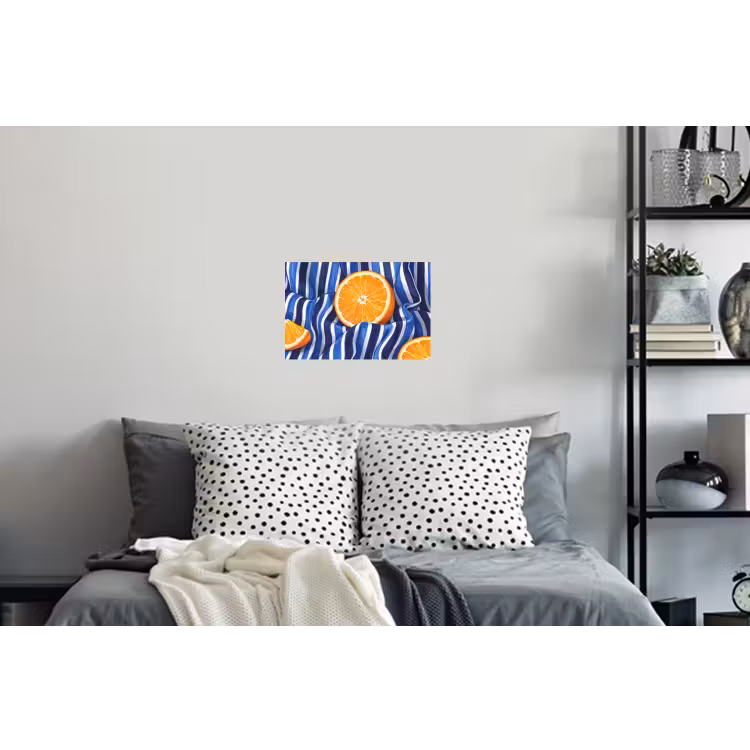 Wall Sticker - Food - Fruit - Orange - Eten - Fruit - Oranje Muursticker klein