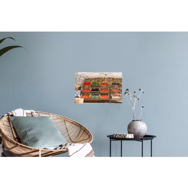 Wall Sticker - Food - Market - Fresh - Eten - Markt - Vers Muursticker klein