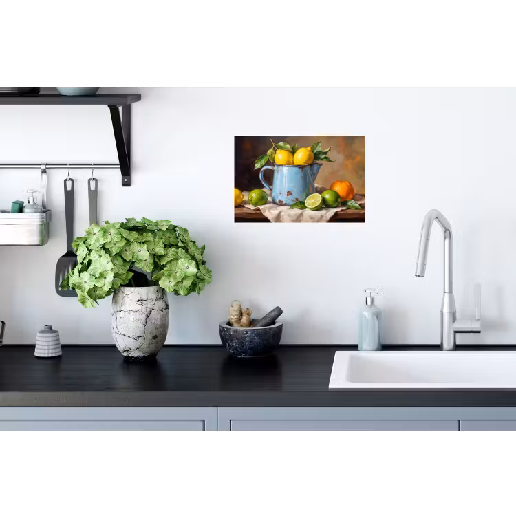 Wall Sticker - Food - Still Life - Classical - Eten - Stilleven - Klassiek Muursticker klein