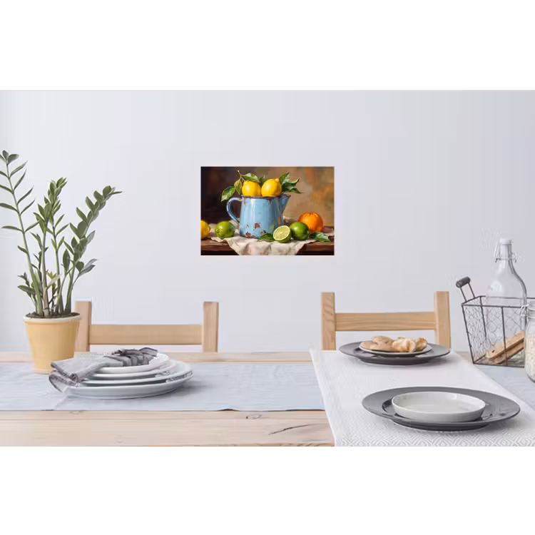 Wall Sticker - Food - Still Life - Classical - Eten - Stilleven - Klassiek Muursticker klein