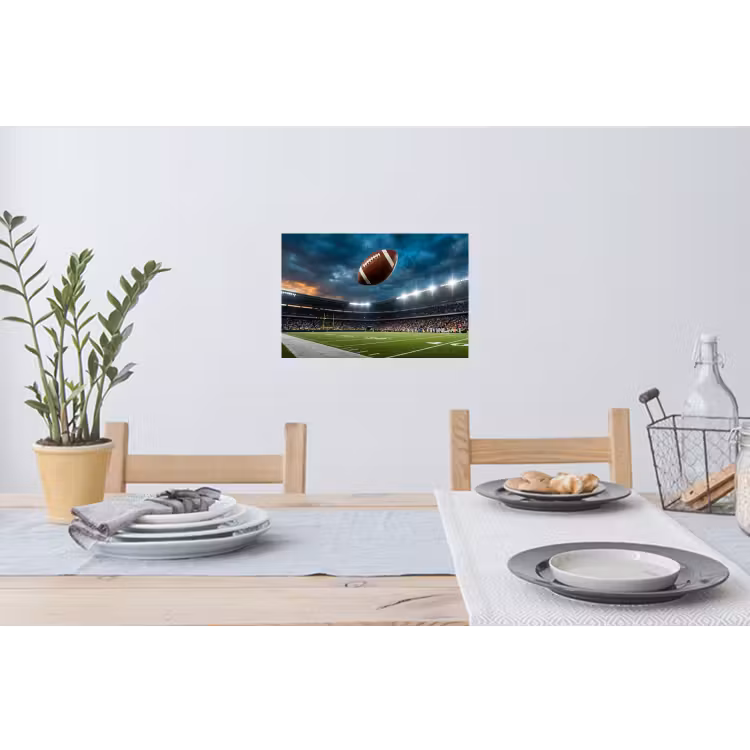 Football - Bal - Stadion - Sport Muursticker klein -eettafel
