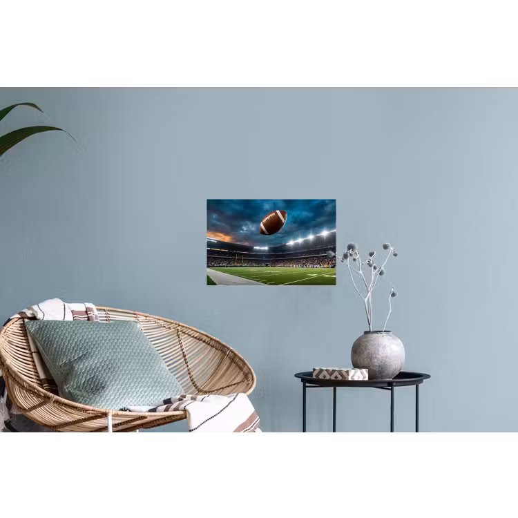 Football - Bal - Stadion - Sport Muursticker klein -plant
