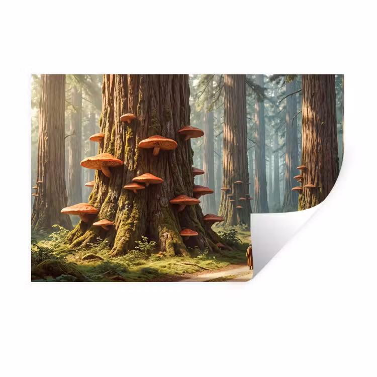 Wall Sticker - Forest - Trees - Nature - Bos - Bomen - Natuur Muursticker klein