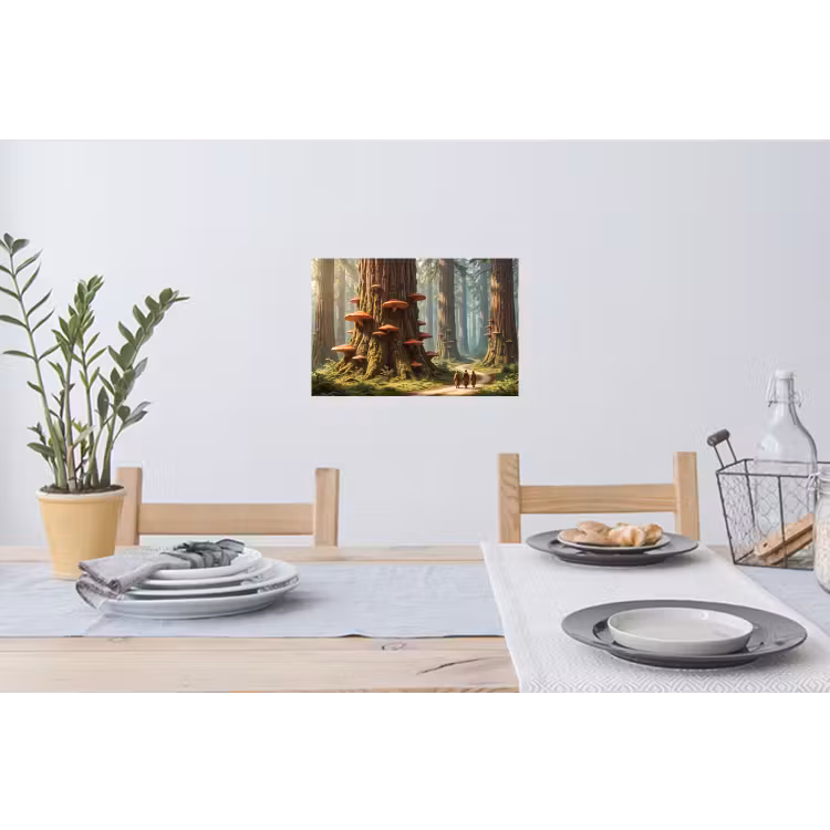 Wall Sticker - Forest - Trees - Nature - Bos - Bomen - Natuur Muursticker klein