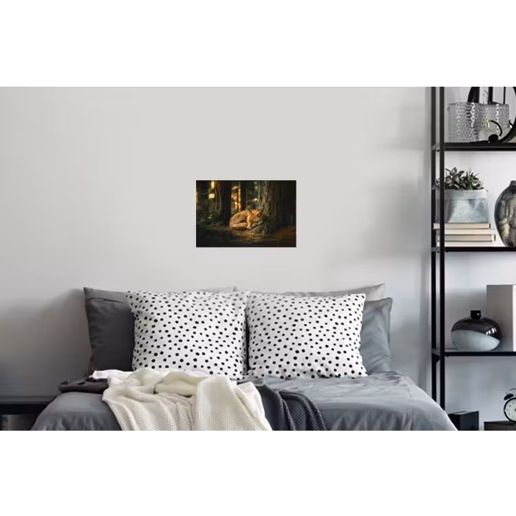 Vos - Bos - Slapen Muursticker klein -slaapkamer