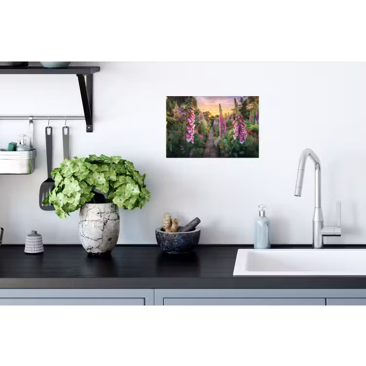 Vingerhoedskruid - Bloemen - Tuin Muursticker klein -keuken