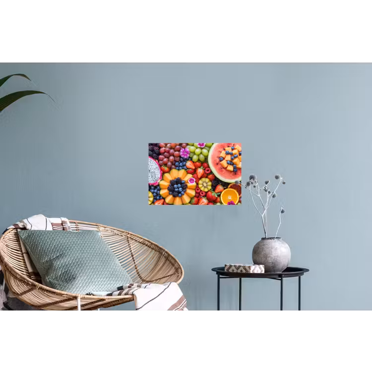 Fruit - Vers - Variatie - Eten - Kleurrijk Muursticker klein -plant