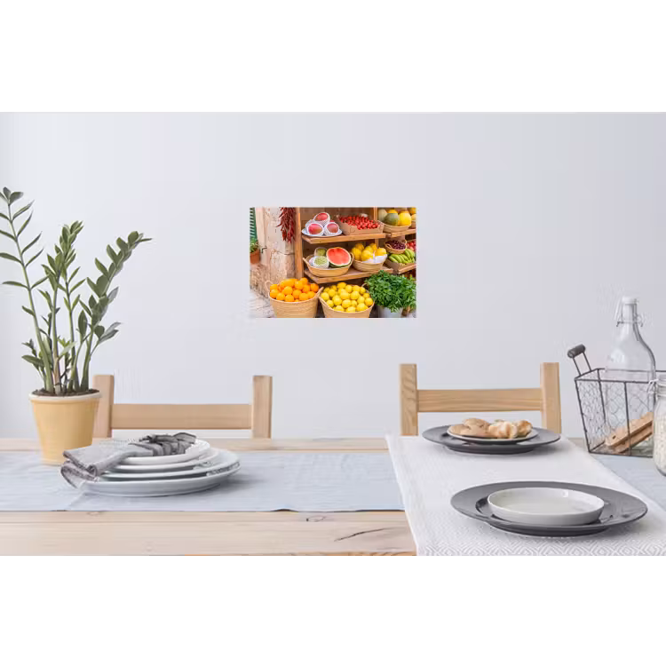Wall Sticker - Fruit - Market - Fresh - Fruit - Markt - Vers Muursticker klein