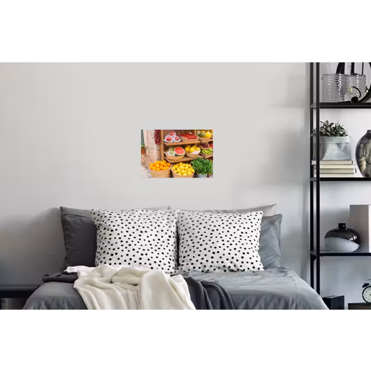 Wall Sticker - Fruit - Market - Fresh - Fruit - Markt - Vers Muursticker klein