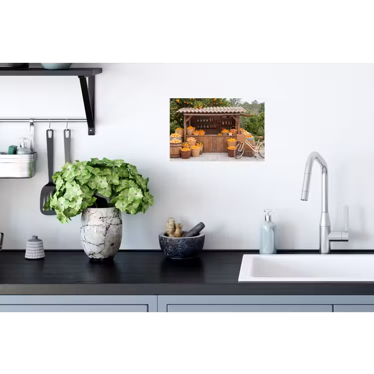 Wall Sticker - Fruit - Market - Rural - Fruit - Markt - Landelijk Muursticker klein