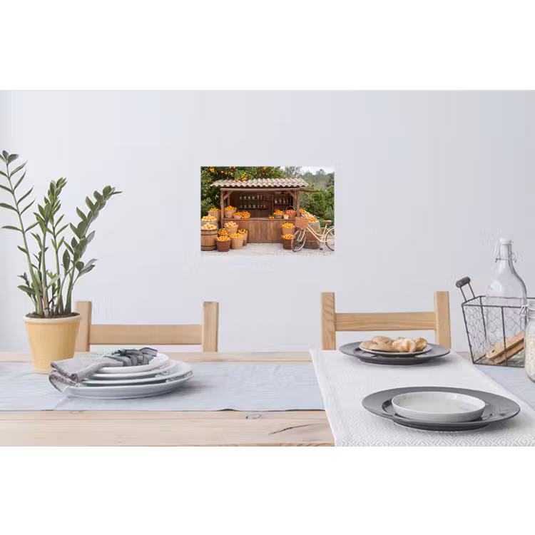 Wall Sticker - Fruit - Market - Rural - Fruit - Markt - Landelijk Muursticker klein