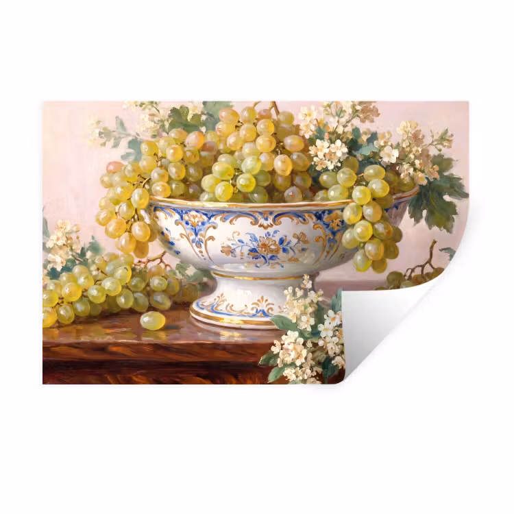 Wall Sticker - Fruit - Still Life - Classical - Fruit - Stilleven - Klassiek Muursticker klein
