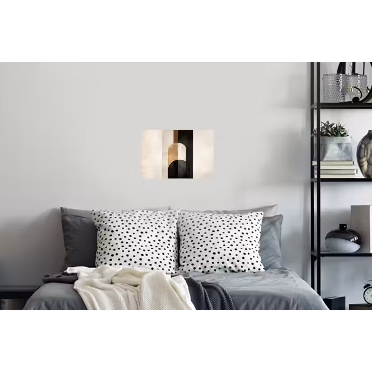 Geometrische - Vormen - Wit Muursticker klein -slaapkamer