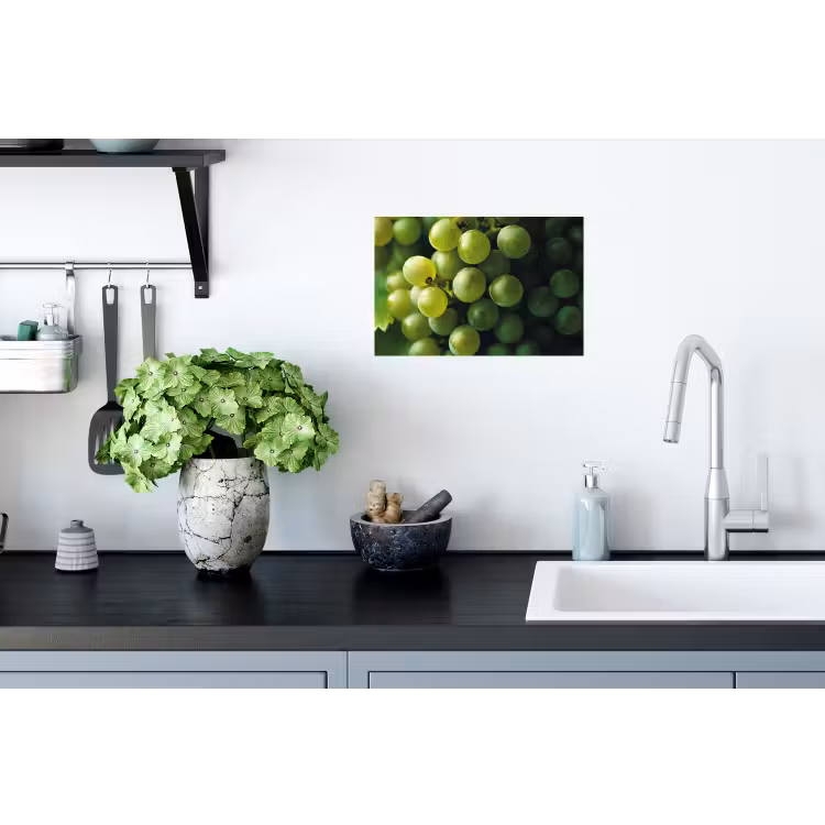 Druiven - Tros - Groen Muursticker klein -keuken