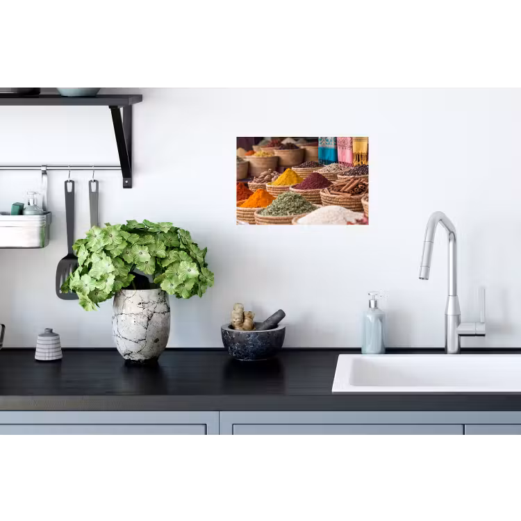 Wall Sticker - Herbs - Baskets - Oriental - Kruiden - Manden - Oosters Muursticker klein