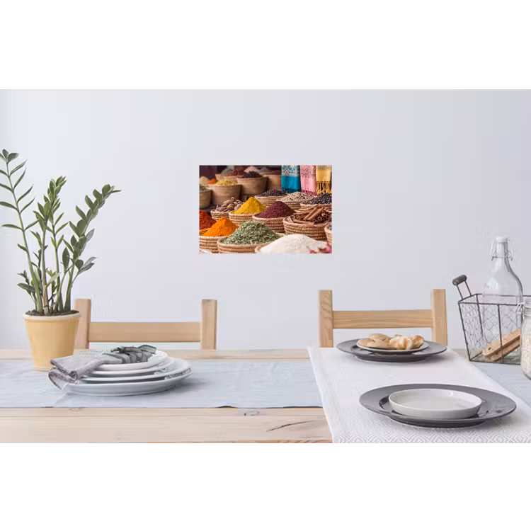 Wall Sticker - Herbs - Baskets - Oriental - Kruiden - Manden - Oosters Muursticker klein