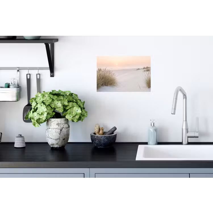 Horizon - Duinlandschap - Zand Muursticker klein -keuken