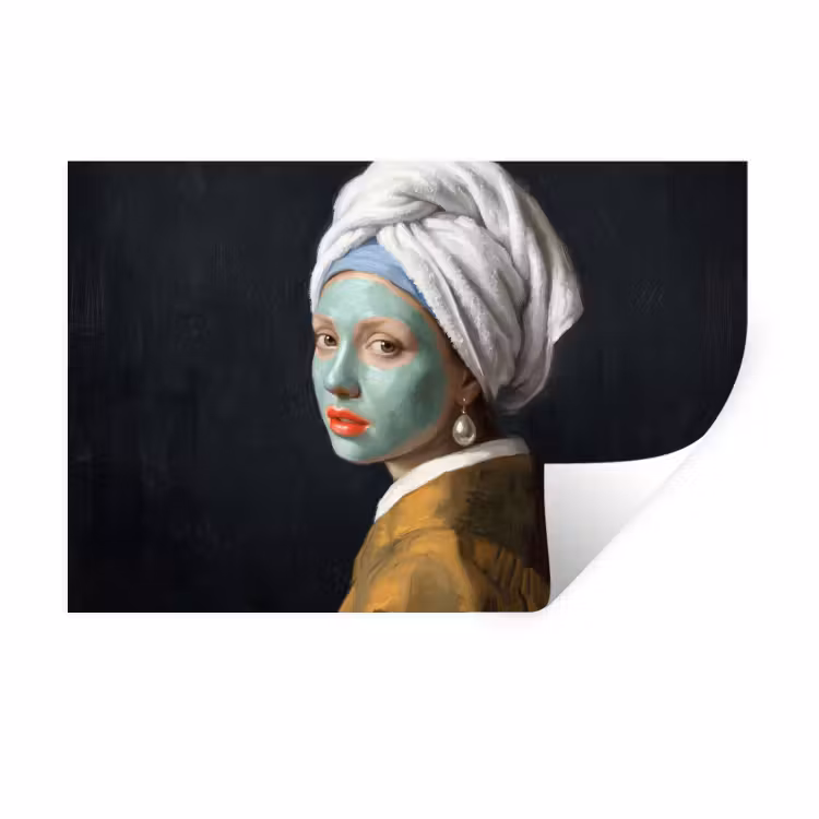 Iconisch - Modern - Kleurrijk Muursticker klein -3d