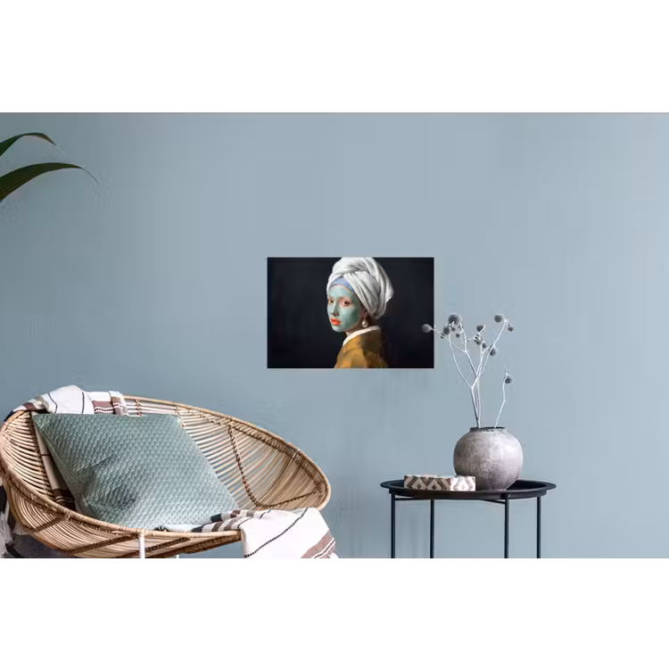 Iconisch - Modern - Kleurrijk Muursticker klein -plant