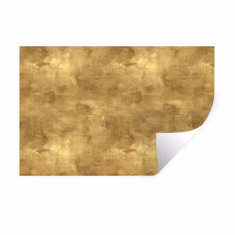 Industrieel - Textuur - Goud Muursticker klein 286 -3d