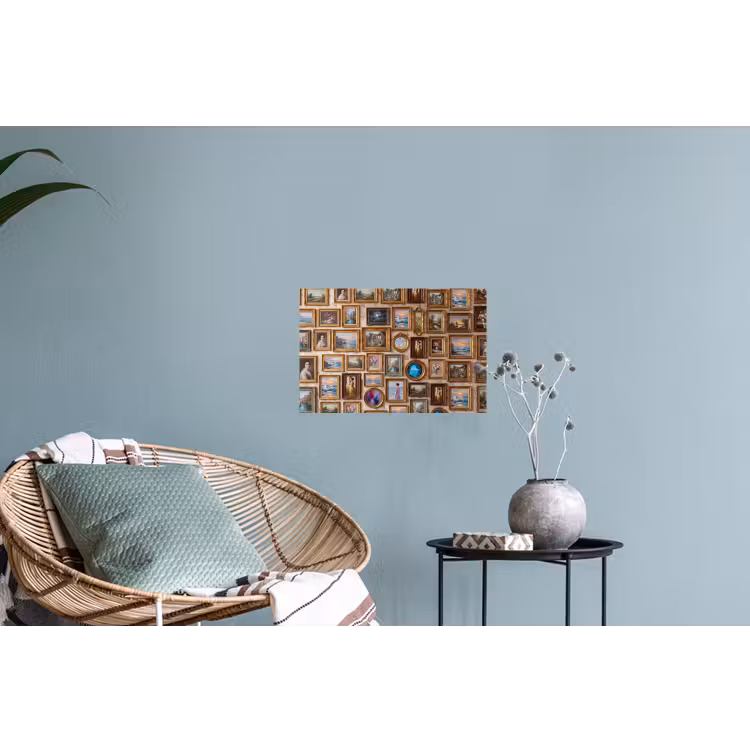 Interieur - Kunst - Collectie - Klassiek - Goud Muursticker klein -plant