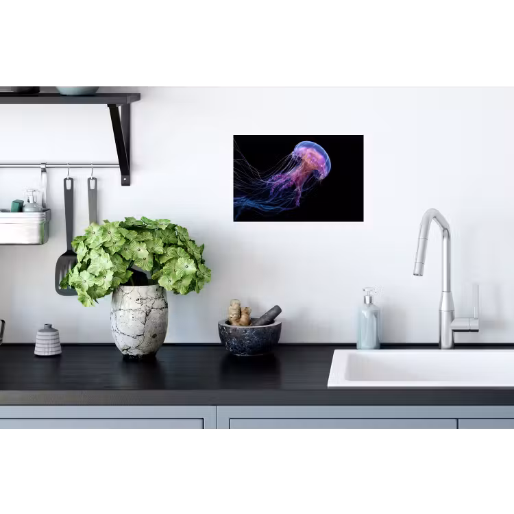 Kwal - Doorzichtig - Roze - Tentakels Muursticker klein -keuken