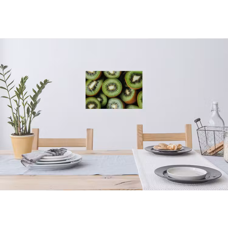 Kiwi - Fruit - Groen Muursticker klein -eettafel