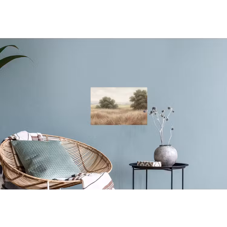 Landschap - Minimalistisch - Beige Muursticker klein -plant
