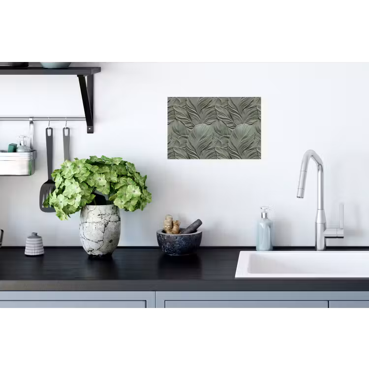 Bladeren - Textuur - Groen Muursticker klein 286 -keuken