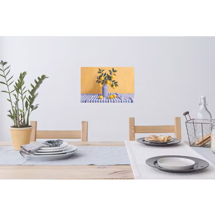 Wall Sticker - Lemon - Still Life - Modern - Citroen - Stilleven - Modern Muursticker klein